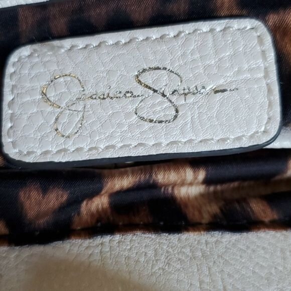 Jessica Simpson Bag White Shoulder Handbag Satchel Vegan Leather Women's WOMAN'S - Picture 12 of 16